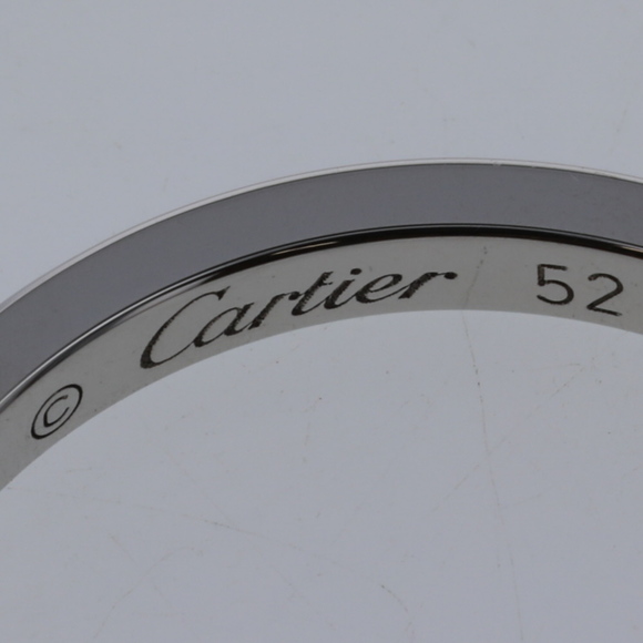 CARTIER Ring Ballerina Wedding Width Approximately 2.1mm Platinum PT950 No. 12 W - Picture 3 of 5